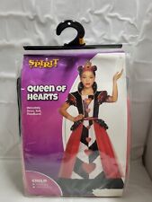 New SPIRIT Halloween Costume Queen of Hearts Costume Dress - Child Size S( 4-6)
