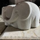 "MarBell of Belgium Kalksteinfigur ""Zwei Elefanten"""