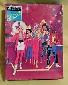 BARBIE AND THE ROCKERS PUZZLE 1987 COMPLETE OPEN BOX GOLDEN 100 PC #4605-48. - Picture 1 of 12