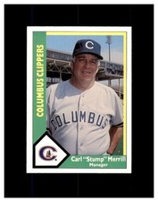 1990 CMC #25 CARL STUMP MERRILL Columbus Clippers