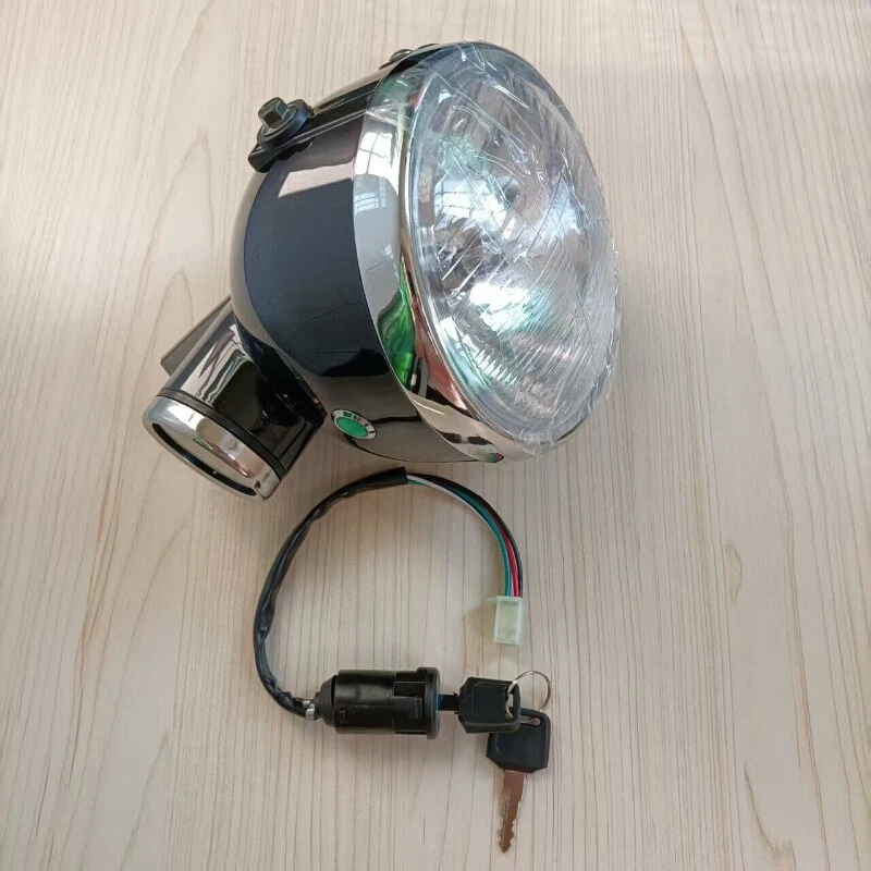 Velocímetro de faro negro para Honda Monkey Z50 Z50R Z50J Foto 1 de 4