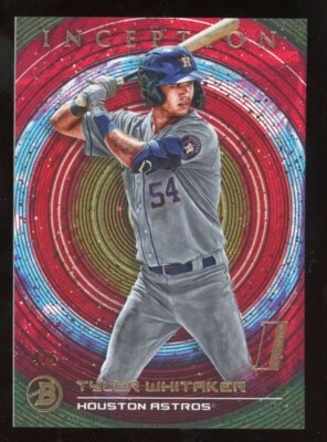 Tyler Whitaker 2022 Bowman Inception #96 Serial #d 4/5 Houston Texans - Image 1 of 2