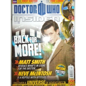 DOCTOR WHO INSIDER matt smith NEVE McINTOSH time lords 1ST PILOT OF TARDIS - Picture 1 of 1