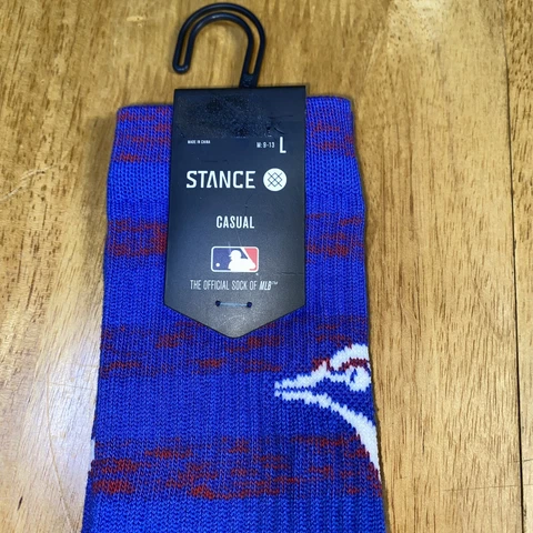 Stance Toronto Blue Jays Men’s 9-13 Twist Crew Socks Casual MLB Cover