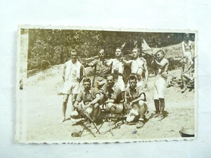 VECCHIA FOTO MILITARE  WW2 SOLDATI A TORTONA  PISTOLA MITRA 1938 - Picture 1 of 2