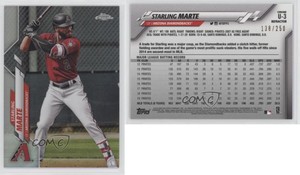 2020 Topps Chrome Update Target Refractor /250 Starling Marte #U-3