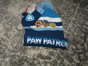 Paw Patrol Kinder Skimütze Mütze und Fäustlinge Set Neu mit Etikett - Bild 1 von 1