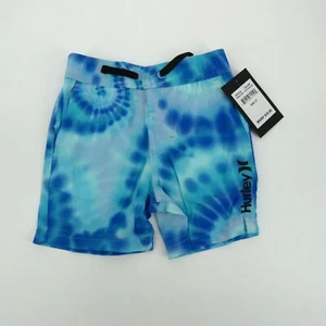 Pantalones Cortos de Natación Hurley Tie-Dye Azul Psíquico Talla 2T Nuevos con Etiquetas $35 - Imagen 1 de 3