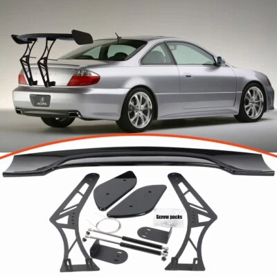 ADJUSTABLE GT RACING SPOILER WING CHASSIS MOUNTED KITS FIT FOR ACURA CL 01-03 Foto 1 de 4