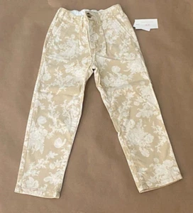 NWT Gap × LoveShackFancy 4 year Toddler Floral Pleated Khakis Trouser - Picture 1 of 4
