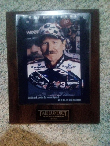DALE EARNHARDT SR. PICTURE PLAQUE             "THE REFLECTION" Cover