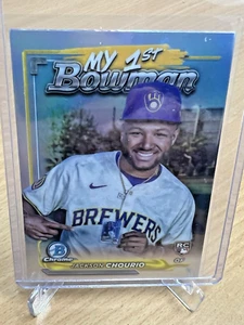2024 Topps Chrome - My 1st Bowman Jackson Chourio #M1B-15 (RC) Brewers - Picture 1 of 4