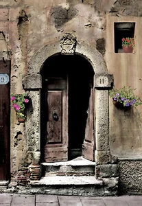 Martin Roberts Bogentür #11 handkoloriert signiert 18x24"" s/w Foto - Bild 1 von 2