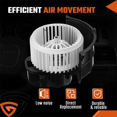 Motor soplador calentador aire acondicionado/jaula delantera para 07-15 Audi Q7 Cayenne Touareg 7L0820021H Foto 1 de 4