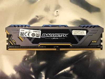 Crucial Ballistix Sport Gaming Memory 8GB PC4-21300 (DDR4-2666) UDIMM Memory - Image 1 of 2