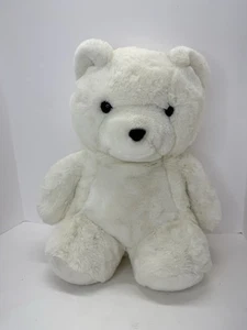 Vintage 1986 Dayton Hudson weißer Plüschbär 17 Zoll Korea Stofftier - Bild 1 von 13
