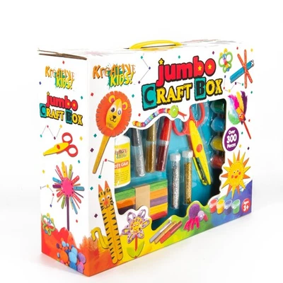Jumbo 300 Piece Creative Craft Box - Kids Arts and Craft Kit - Image 1 of 4