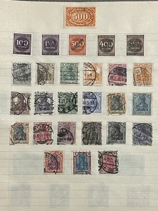 Deutsches Reich gest. / gestempelt Deutsche Briefmarken Komplettsatz - Bild 1 von 5