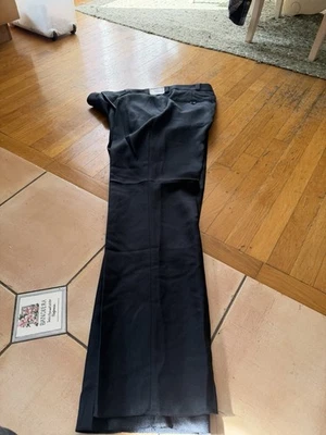 NEW Police/Security Navy Blue Dress Pants Uniforms today unhemmed 42 SEE DESCRIP - Image 1 of 4
