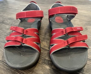 Teva Tirra Women’s Red Adjustable Strap Sandal, Hiking Waterproof - SIZE 7.5 - Picture 1 of 7