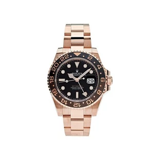Rolex GMT-Master II 126715CHNR 'Root Beer' Rose Gold Black Dial (2020) - Picture 1 of 13