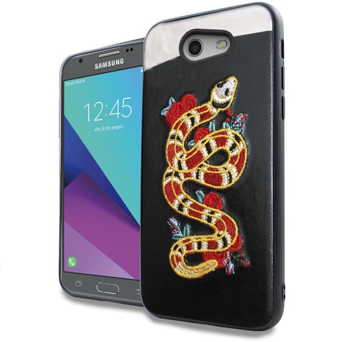 GSA Blade Embroidered Snake Candy Case For Samsung Galaxy J3 2017, J327, J3 - Image 1 of 1