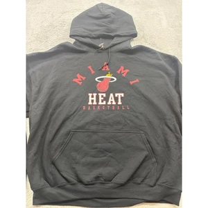 Miami Heat Basketball Hoodie Black Size XXL NBA Licensed Pullover Sweatshirt - Picture 1 of 4