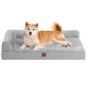 Memory Foam Dog Bed Large Sized Dogs, Pet Bed for Large Dog for Crate with Wa... - Picture 1 of 9