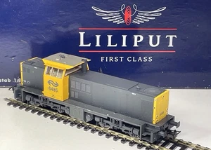 Liliput L112408 Dutch NS MAK DE 6400 Bo-Bo Diesel Loco Yellow & Grey - HO Scale - Picture 1 of 17