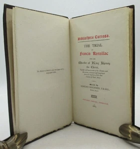 Bibliotheca Curiosa: The Trial of Francis Ravaillac for the Murder of King Hen.. - Picture 1 of 4