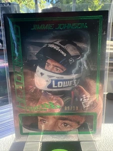2014 Press Pass Jimmie Johnson Headliners Cup Chase #70 Green /10 - Picture 1 of 3