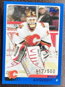 2003-04 Topps Traded Blue /500 Miikka Kiprusoff #TT4 - Picture 1 of 2