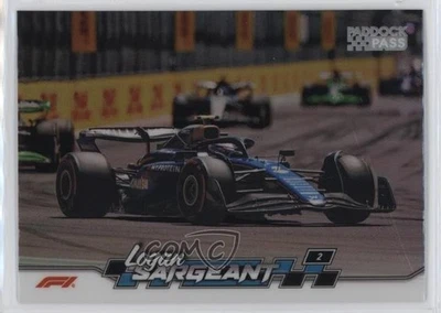 2024 Topps Paddock Pass Formula 1 Car Chrome Refractor Logan Sargeant #50 - Image 1 of 2
