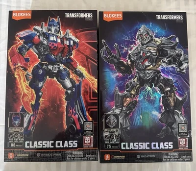 JUEGO BLOKEES TRANSFORMERS CLASE CLÁSICA OPTIMUS PRIME Y MEGATRON (2007) NUEVO EN CAJA 🔥🔥 Foto 1 de 4