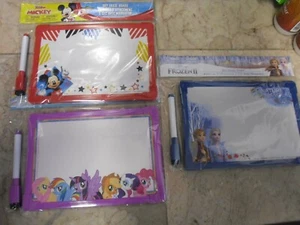 Disney Licensed Character Dry-Erase Boards Mickey Mouse Little Pony Frozen II - Picture 1 of 7