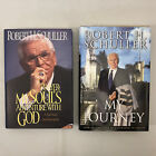 Signed Robert H Schuller Books My Journey Prayer My Souls Adventure Lot of 2