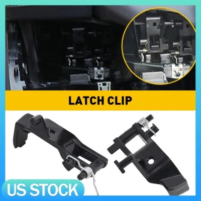 Clip de cierre de reposabrazos de consola central negro 2 piezas para Mercedes-Benz W166 ML 2012-2015 Foto 1 de 4