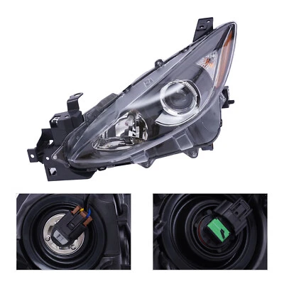 Halogen Headlight For Mazda 3 Sedan Hatchback 2014 2015 2016 Driver Side Left Foto 1 de 4