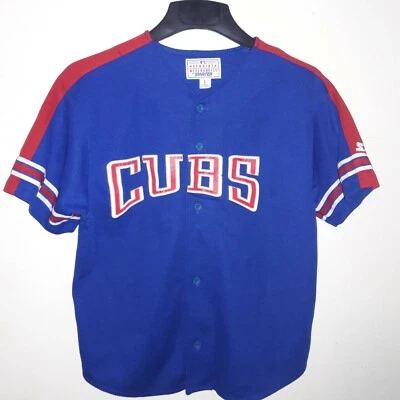 Camiseta de béisbol de los Chicago Cubs Starter Foto 1 de 4