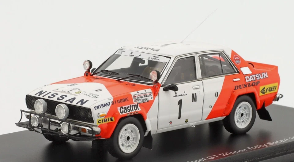 1/43 DATSUN VIOLET GT GR.4 MEHTA WINNER SAFARI RALLY 1982 SPARK S7770 - Immagine 1 di 1