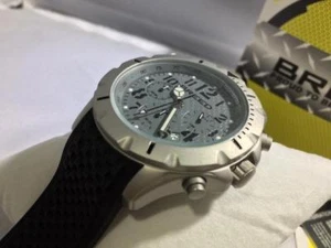 BREED Sergeant graues Zifferblatt schwarzes Silikonarmband Herrenuhr Art.-Nr. 3602 - Bild 1 von 8