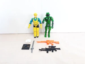 Vintage Gi Joe Figuren Cobra Sky Creeper 1991 & Lazer Force Power-Surge 1994 GC - Bild 1 von 10