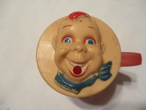Vintage "Gothamware" Howdy Doody Plastic Mug w/ Lid - Picture 1 of 3