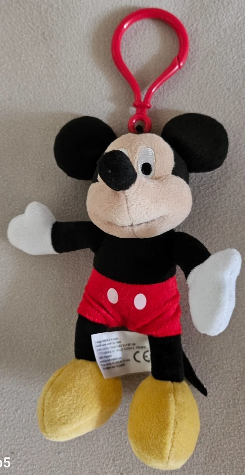 Porte-clé Peluche MICKEY MOUSE DISNEYLAND PARIS - Photo 1/2