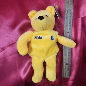 1999 Savino's B-Ball Bammers NBA Kobe Bryant L.A Lakers Plüsch Beanie Bär - Bild 1 von 4