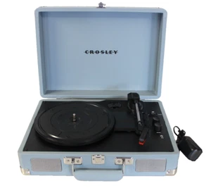 Crosley Cruiser Deluxe Vinyl Record Player w. Speakers & Bluetooth CR8005G-TN - Bild 1 von 15