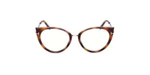 Tom Ford TF5815-B 053 Havana Cat Eye Eyeglasses Plastic Frame 54-18-140 - Picture 1 of 3