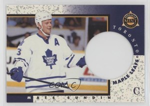 1997-98 Pinnacle Mint Collection Die-Cut Mats Sundin #10 HOF