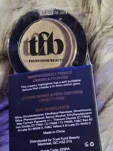 Trust Fund Beauty • That Glo Tho Cream Highlighter In Golden Glow 0.12 oz • NIB - Picture 1 of 9
