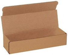 50 10" X 3" X 2" Kraft Corrugated Mailers Die Cut Tuck Flap Boxes